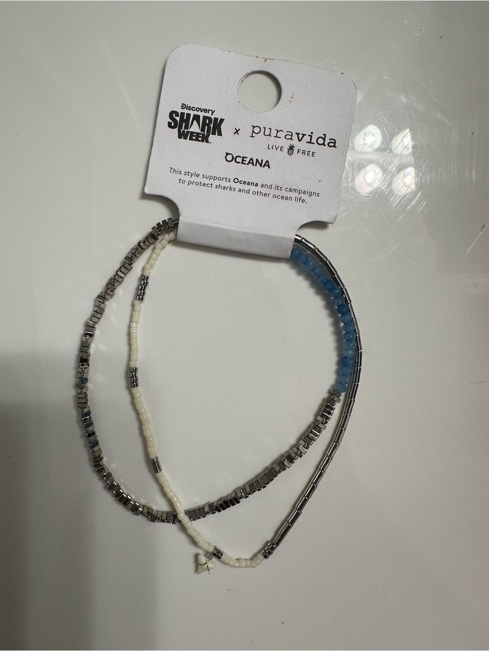Pura Vida Shark Week Oceana Beaded Bracelet Set